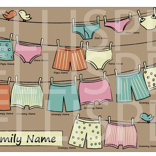 Design a unique and stylish way of showing the family tree Design by Maura