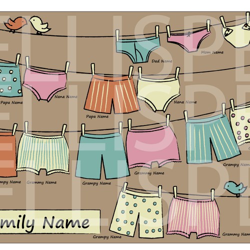 Design a unique and stylish way of showing the family tree Design por Maura