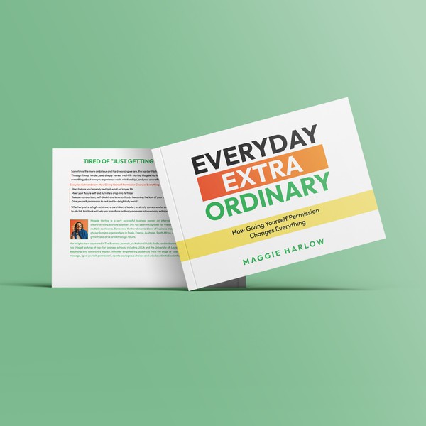Everyday Extra Ordinary Book Cover Design