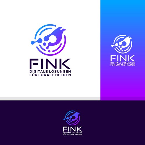 Logotipo y tarjeta de visita propuesta en el concurso por AjiCahyaF