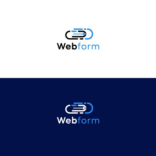 Design a modern logo for a lightning-fast online form builder Design by CV@Designs