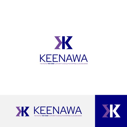 Logo design for a global technology platform Design by ken_draw