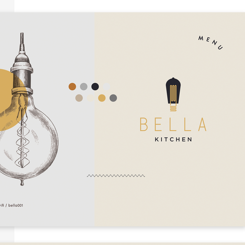 Industrial Menu Design Design by soli.nonics