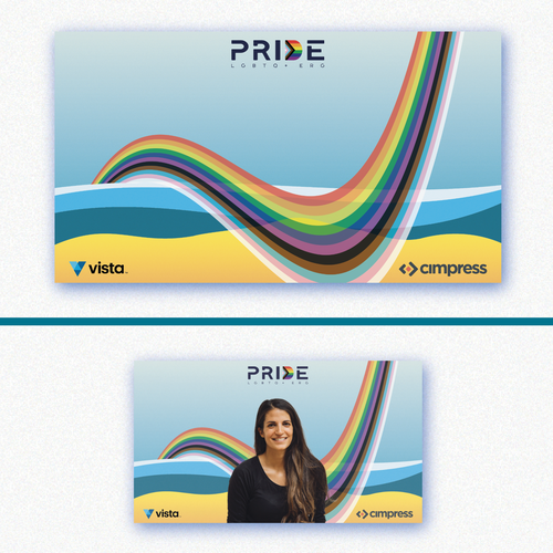Virtual backgrounds for PRIDE month (multiple winners) Diseño de Made By Maxence