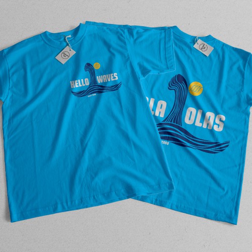 Hola Olas tee Design by RohaanKhan