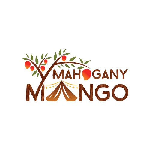 Mahogany Mango, Glow in the Dark Supplies, Festival, Glamping/Camping and Kids Room Fun Market Design by THE DESIGNSTER
