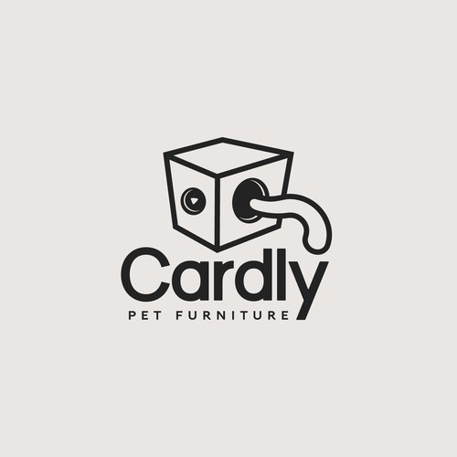 Cardly - Cardboard Furniture For Pet With Modern Architectural Aesthetic Concepts- Need Brand Logo Réalisé par desi9nart