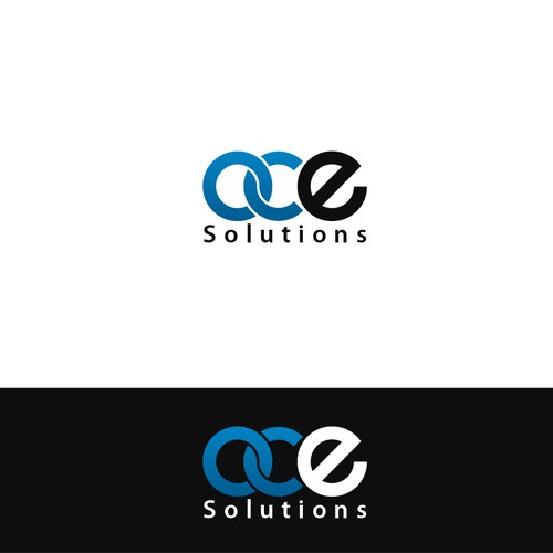 logo and business card for OCE Solutions Design by albert.d