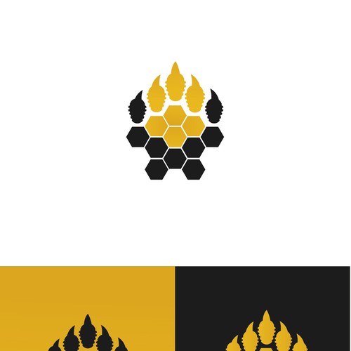 Bear Paw with Honey logo for Fashion Brand Design por Indijanero