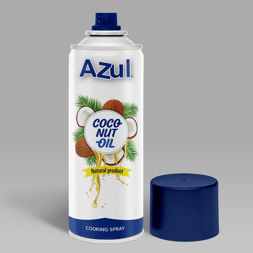 Create Product Extension for Azul Coconut Product - Azul Coconut Oil Spray Diseño de Vitalio7in