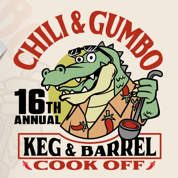  Design an eye catching shirt for Chili & Gumbo Cook off