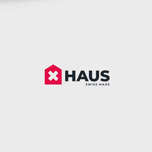 X Haus: logo for modern and ecological swiss made houses Design by Mot®