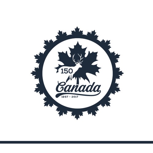 Community contest: Design Canada’s 150th birthday logo! Design by VisibleGravity™