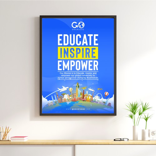 Poster Design for Travel Company Mission Statement Design by Shreya007⭐