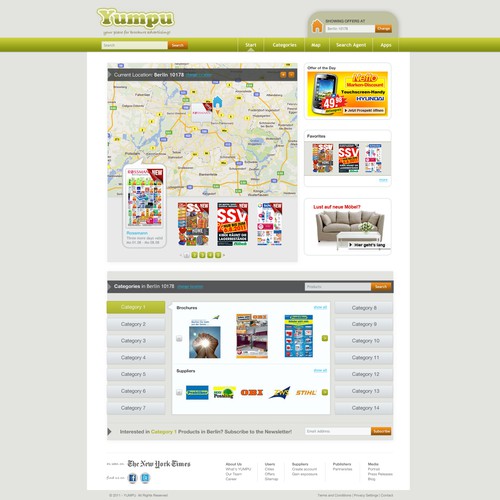 Create the next website design for yumpu.com Webdesign  Réalisé par inabubble