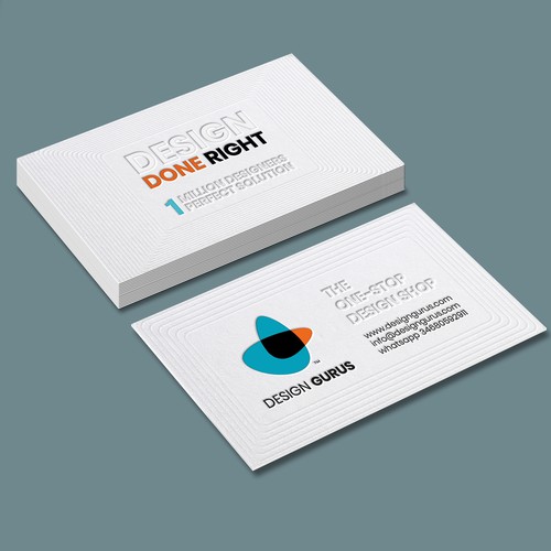 Business Card for DesignGurus.com Diseño de fastdesign86