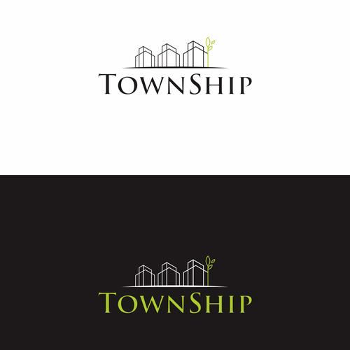 Logo design for new construction rental community of high-end townhomes Design by ntôþ