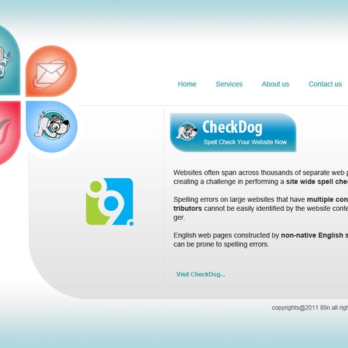 New website design wanted for 89n Diseño de pixgraphix