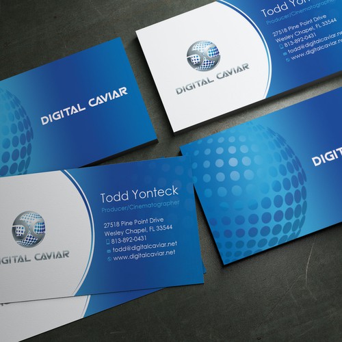 Create Business Cards for Digital Caviar Design by Zayden