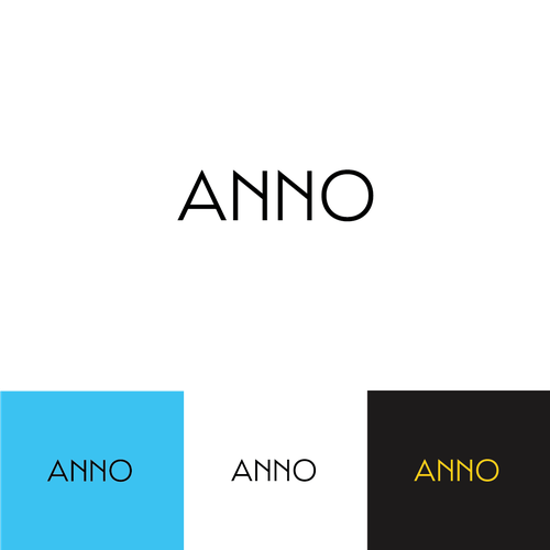 Design Craft a Unique Wordmark and Monogram for ANNO's Luxury Evening Wear di Saeph