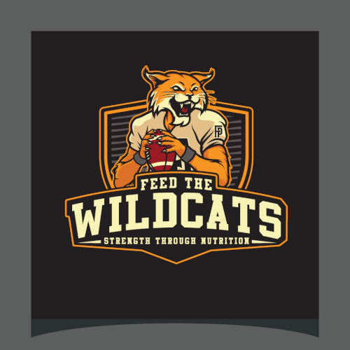 FEED THE WILDCATS FOOTBALL Design by kazeem