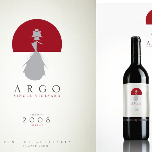 Sophisticated new wine label for premium brand Diseño de scottrogers80