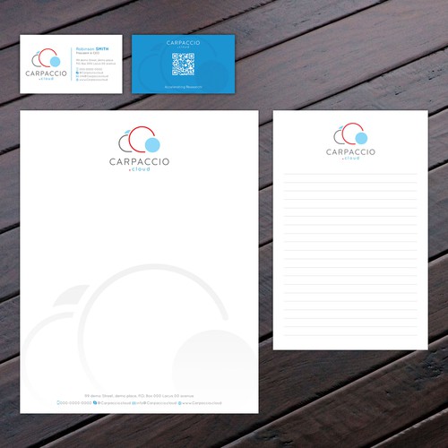 Give more muscle to research with graphic ID for CARPACCIO.cloud Design by Felix SH