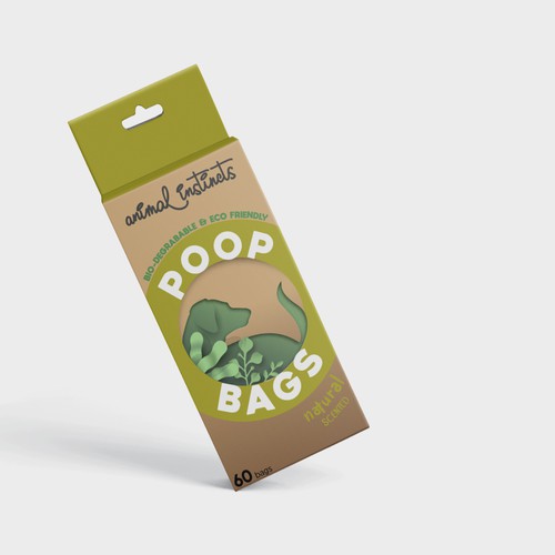 Contemporary Eco Poop Bags that stand out from the crowd Design by arora.gram