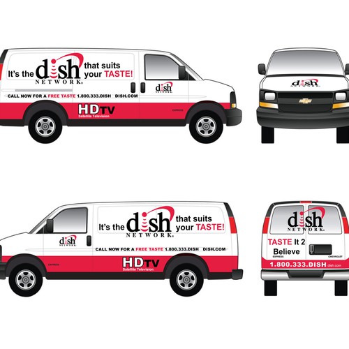 V&S 002 ~ REDESIGN THE DISH NETWORK INSTALLATION FLEET Design by maxmix