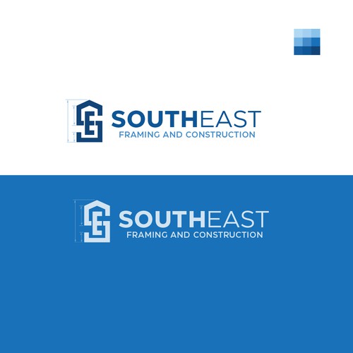 Logo and Icon design for Southeast Framing and Construction Design by Can-D