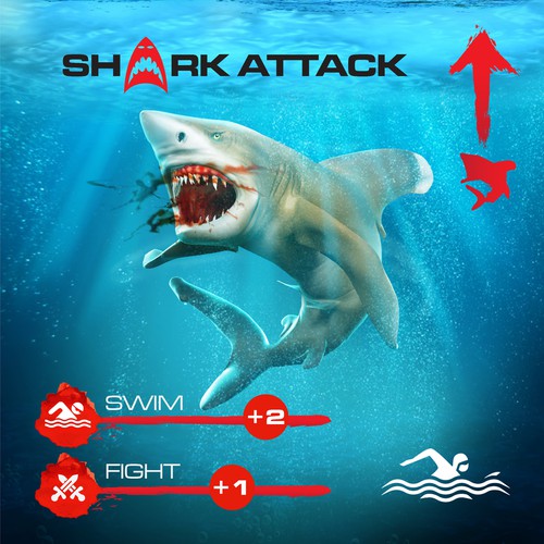 Designs | Design a Vicious Shark Attack Card the Players Won't See ...