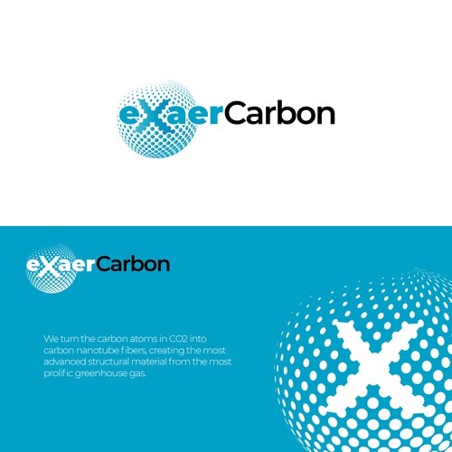 Powerful yet ethereal logo for climatech startup building a material to change the world. Design by Jarvard