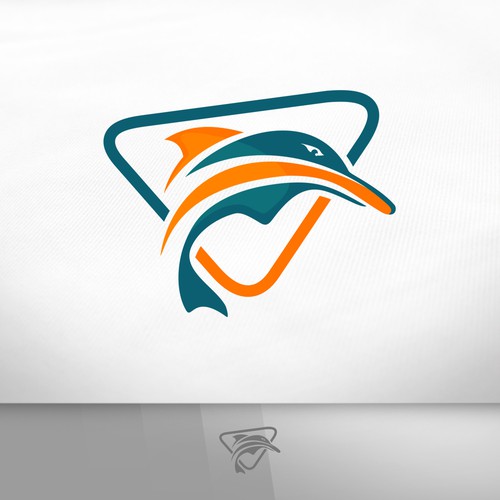 99designs community contest: Help the Miami Dolphins NFL team re-design its logo! Design réalisé par Minus.