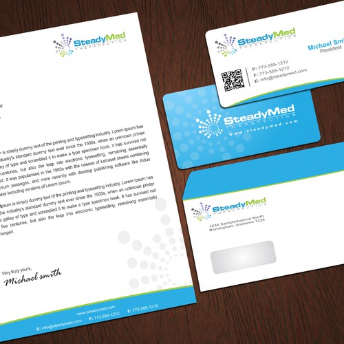 stationery for SteadyMed Therapeutics Ontwerp door rikiraH