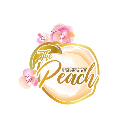 The Perfect Peach! Peach Bleach Logo Design by A_S_design