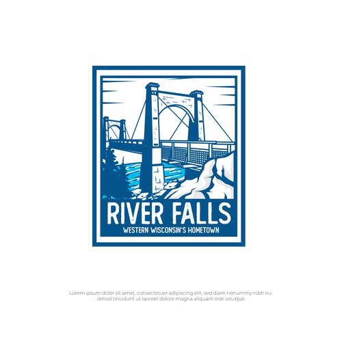 Western Wisconsin's Hometown - River Falls - Tourism Logo Needed Design by Altaris Design