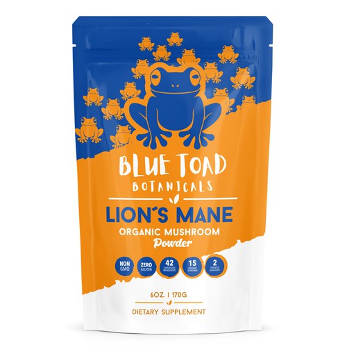 Blue Toad Botanicals™ Needs A Fun & Creative Package Design! Design by ADD778