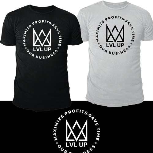 コンペ「New Shirt Design for LVL Up Imaging」のデザイン by S U T A ™さん 