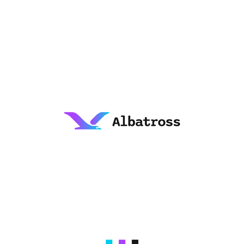 Create a logo for Albatross, a database migration tool. Design by Nlndpldjr