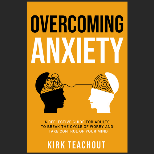 コンペ「Design A Brand Building Book Cover For Overcoming Anxiety」のデザイン by Revive D-signさん 