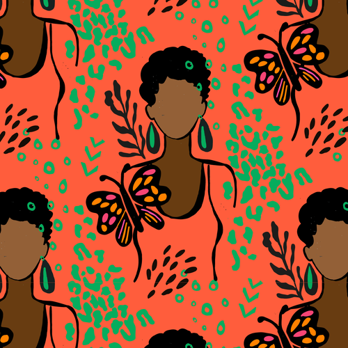 Apparel/Textile Designs - Women of Color Inspired Designs Design by ash00 Designs