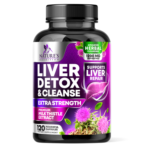 Natural Liver Detox & Cleanse Design Needed for Nature's Nutrition Ontwerp door rembrandtjurin