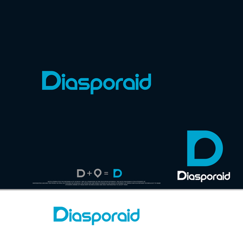 Design a powerful logo for diasporaid, an impact-oriented network/platform for expats Design by InTuos Pro