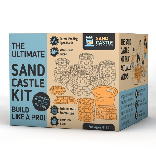 Designs | Design the Box for the Ultimate Sand Castle Toy | Product ...