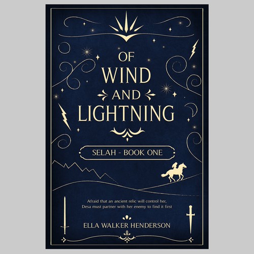 Fantasy book cover design Design by Wonderburg