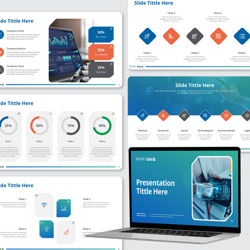 PowerPoint template contest entry by Shakir Yousfi