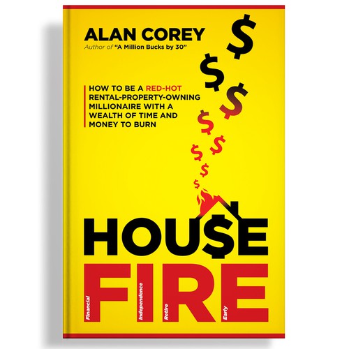 Eye-catching BOOK COVER with REAL ESTATE and EARLY RETIREMENT focus Design by Sherwin Soy