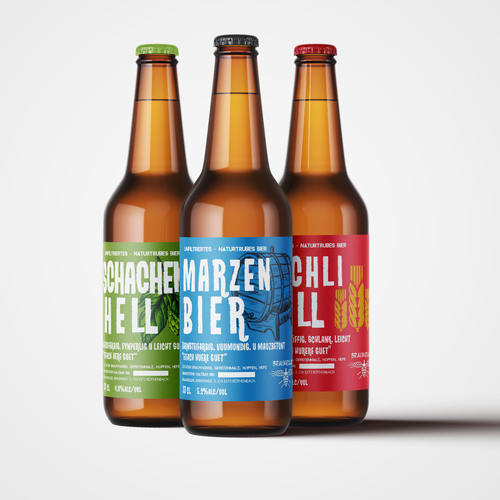 Microbrauerei: Bierflasche sucht Etikettendesign Design by halesen