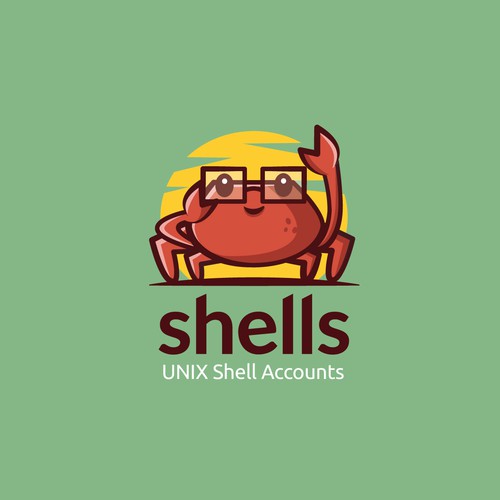 Logo design for UNIX Shell company. Design réalisé par Crealiza