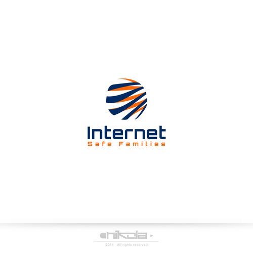 Create a modern and simple logo for Internet Safe Families website Design by Niko!a